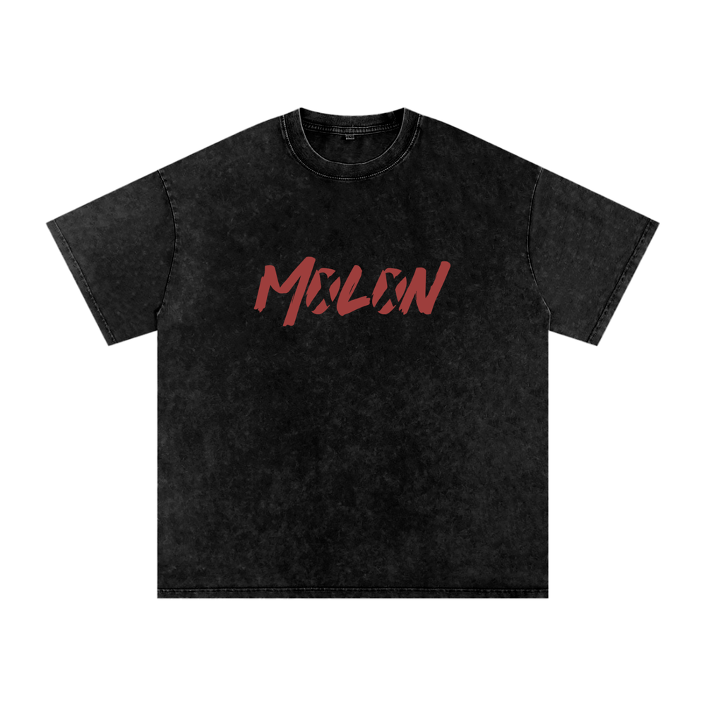 MOLON - Washed Oversized Cotton T-Shirt